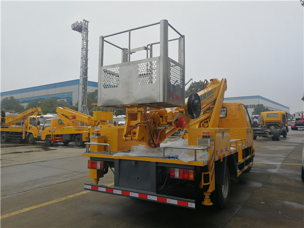 國六江鈴新款16米伸縮臂高空作業(yè)車-藍(lán)牌高空作業(yè)車